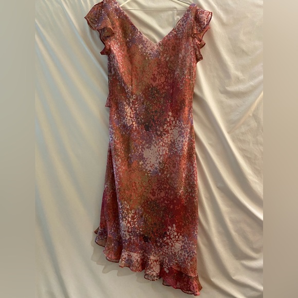 Pretty, Pink Slip-on Ruffled Dress - Picture 5 of 12